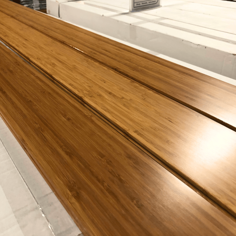 Carbonized Vertical Wood Flooring