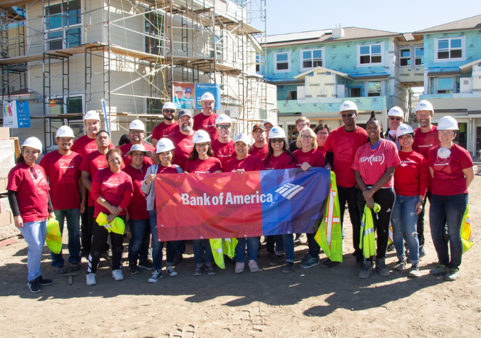 Bank of America Partners with Habitat