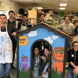 Adobe construction group with playhouse