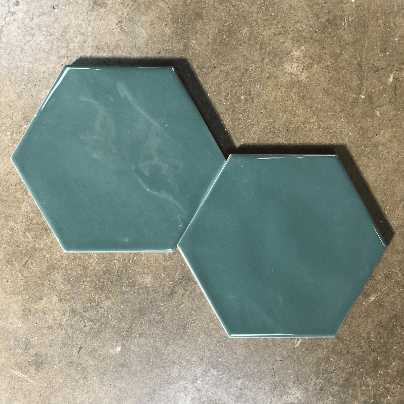 Turquoise Hexagon Tile
