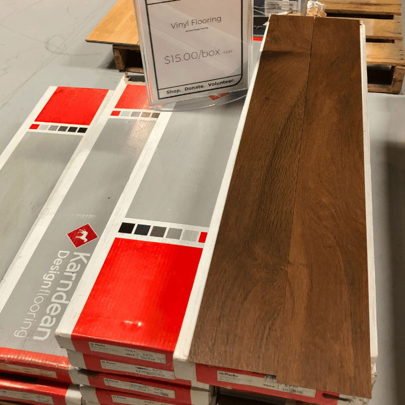 Vinyl Dark Wood Flooring