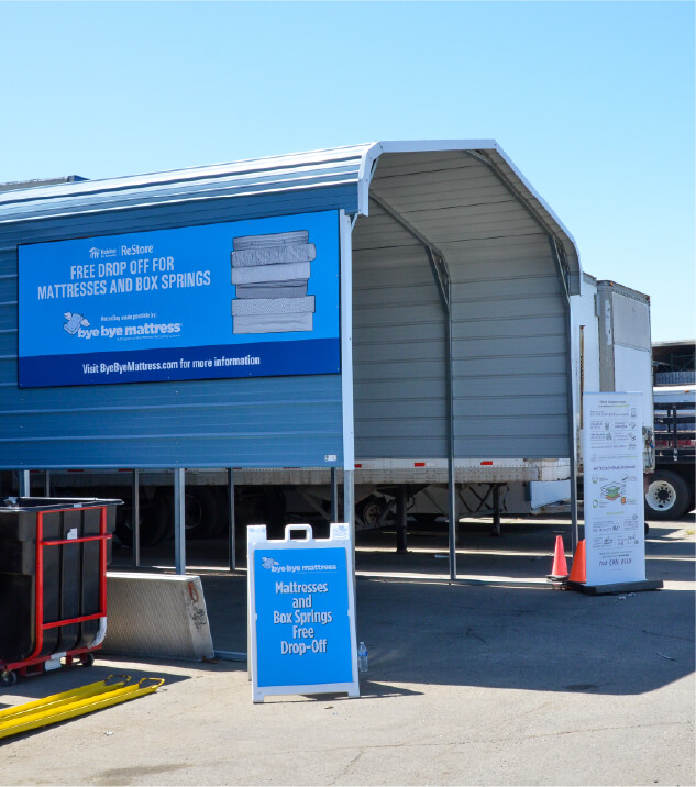 drop off location canopy