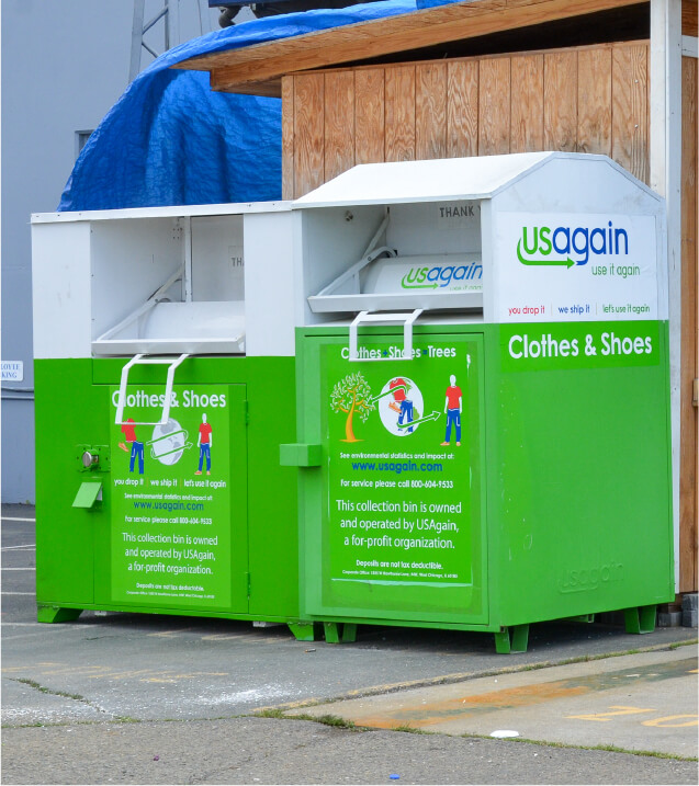 restore's clothing self dropoff bins