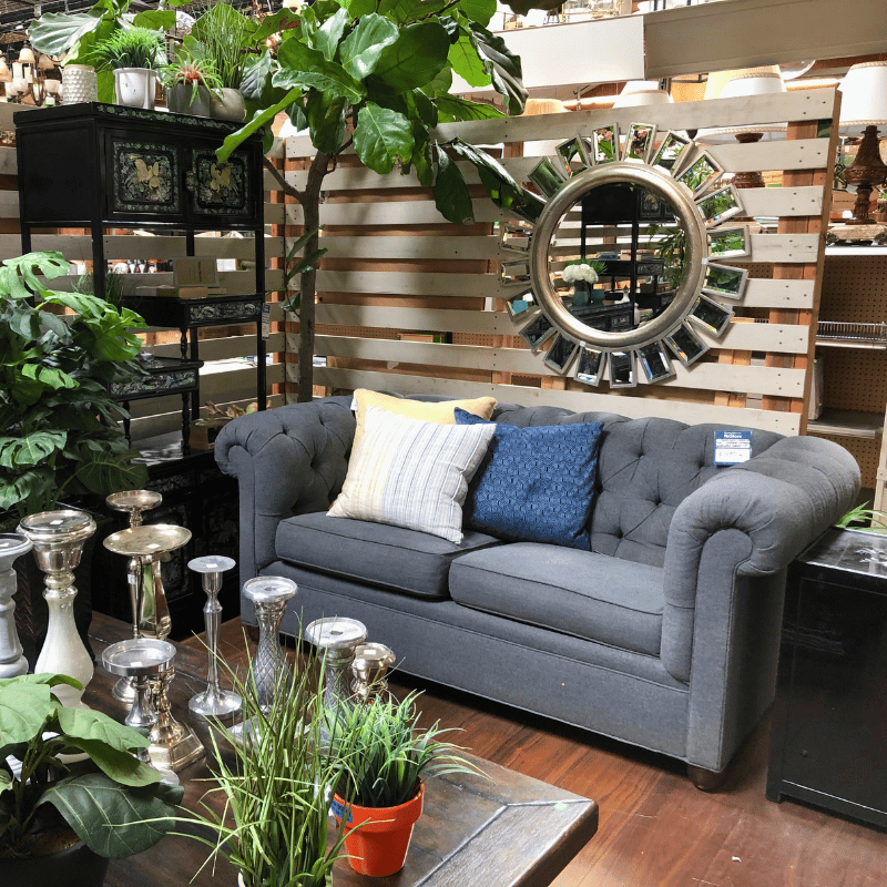 sofa in oakland restore showroom