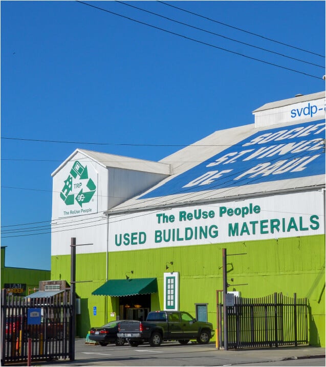 the reuse peoples used building materals building